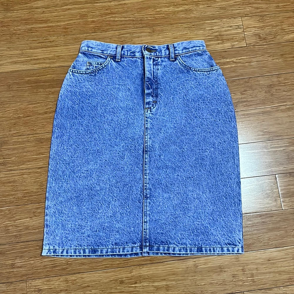 Vintage Lee Denim Skirt Size 12